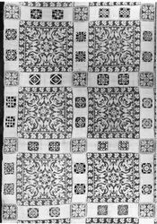 Needlepoint överkast